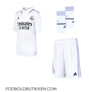 Real Madrid Antonio Rudiger #22 Hjemmebanetrøje Børn 2022-23 Kortærmet (+ Korte bukser)